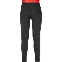 2117 Pauki Merino Underställ Byxa Junior Gråmelerad